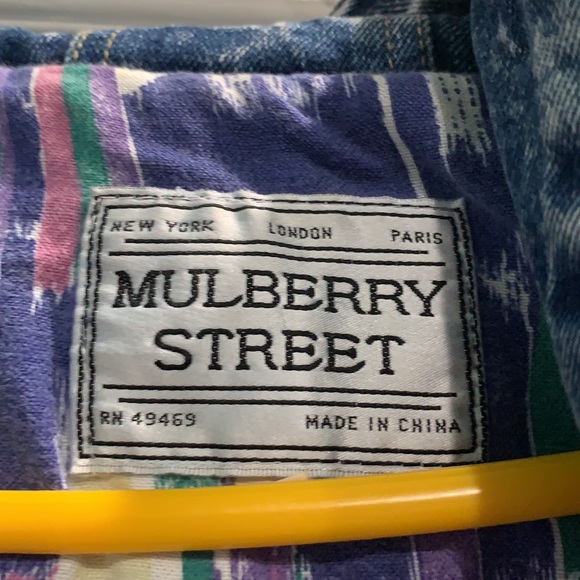 Vintage acid wash jean jacket w hood - Picture 5 of 9